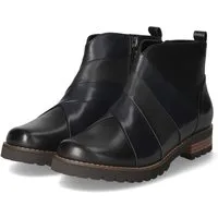 Kaerlek Kaerlek Layla 04/166 Black/Piombo/Navy Damen Glattleder black Schlupfstiefel