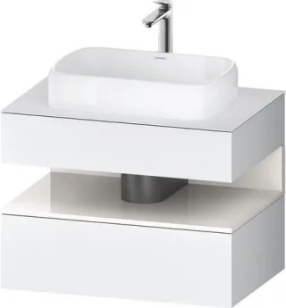 Duravit Qatego Konsolenwaschtischunterbau wandhängend Weiß Matt 800x550x600 mm - QA4730022180010 QA4730022180010