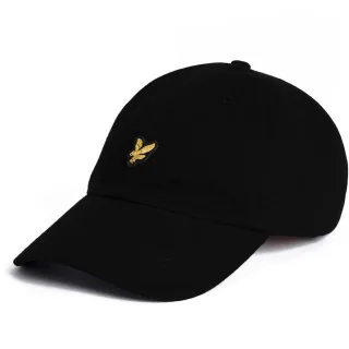 Zubehör Lyle And Scott Golden Eagle Logo Baseballcap mit geschwungenem Schirm in Jet Black