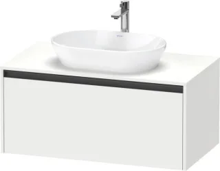 Duravit Ketho.2 Konsolenwaschtischunterbau wandhängend Weiß Matt 1000x550x459 mm - K24886018180000 K24886018180000