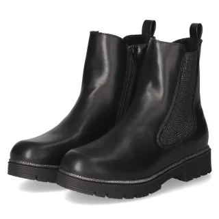 Indigo Chelsea Boots  Schwarz - Gr. 31 -  Synthetik Material
