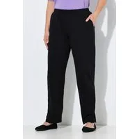 Ulla Popken Funktionshose Hose Slimfit Gummibund Seitenschlitze