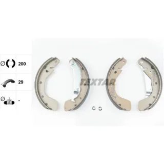 Textar Bremsbacken hinten Chevrolet Corsa Opel Astra Corsa Tigra