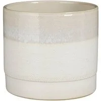 Mica Decorations Blumentopf Mica Decorations Olof Topf rund creme - h20xd22cm