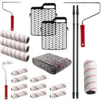 DEMA Malerset Malerset Maler Set / Farbroller Set 22tlg, (22-tlg)