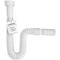 Kirchhoff Ablaufrohr Flexibles Anschlussrohr, Weiß