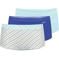sloggi Panty 3er Pack GO Crush (Spar-Set, 3-St) Short Slip - Baumwolle - Atmungsaktiv - Komfortabel und atmungsaktiv