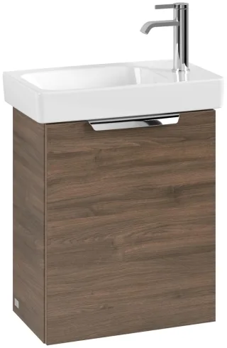 Villeroy & Boch Set LineUp 450mm mit Spiegel Anschlag rechts Arizona Oak S00801VHR1