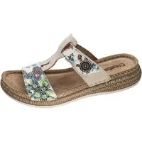 Fischer-Markenschuh Steffi Pantolette aus Nappalino (Lederimitat), Fleecefutter, mit gepolstertem Fußbett