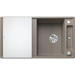 Blanco Axia iii 5 s Spüle 523222 91,5x47cm, PuraDur tartufo, reversibel, mit Glasschneidbrett