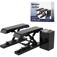 Weber GmbH Bausteine Scherenhebebühne Werkstatt Garage ab 6 Spielbausteine, (Packung, 117 St), Lern-& Spielspaß für Kinder und Erwachsene