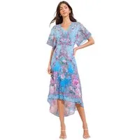 LIPSY Midikleid Lipsy geblümtes Fit and Flare Midikleid (1-tlg)