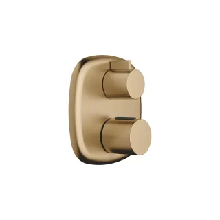 Dornbracht UP-Thermostat mit Einweg-Mengenregulierung COYA 36425404 Dark Brass gebürstet (PVD),36425 36425404-39