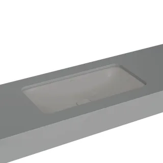 VitrA New Metropole Unterbauwaschtisch rechteckig 80 x 40 cm ohne Überlaufschlitz,7536B476-1083 7536B476-1083