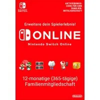 Nintendo Switch Online Mitgliedschaft - 365 Tage Family (Download-Code), Nintendo Switch