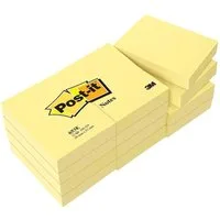 Post-it® Notizblock 12 Blöcke Haftnotizen No. 653-E NOTES 38x51mm gelb