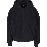 URBAN CLASSICS Sweatjacke Urban Classics Damen Ladies Oversized Sherpa Zip Hoody