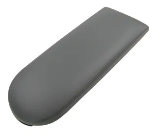 Deckel Abdeckung LEDER Grau für Original Mittelarmlehne Seat Ibiza 6J  / Toledo