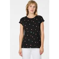 Ragwear Kurzarmshirt DIONA PRINT Bestseller aus Baumwoll-Modal-Mix mit allover Print