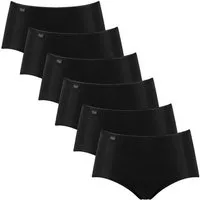 sloggi Midislip 6er Pack 24/7 Microfibre (Spar-Set) Midi Slip - Atmungsaktiv - Perfekter Sitz, Mit feinen Details