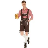 dressforfun Kostüm Herrenkostüm Trachten Set München, Schicke Trachtenhose