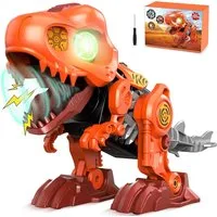 POPOLIC Spielfigur Groß Dinosaurier Spielzeug, Take Apart Dinosaur Toys, (Elektrisch Dinosaurier Montage Spielzeug DIY Dinosaurier Figuren Mit Schraubendreher Dino Spielzeug, 1-tlg), ab 3 4-12Jahren Geschenke für Kinder