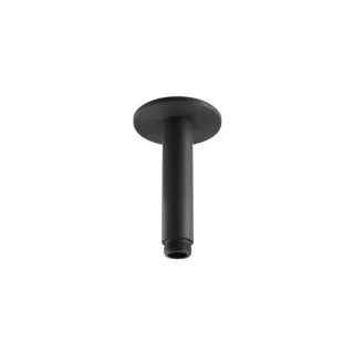 Herzbach Deep Black Deckenarm 23.964810.1.12 100 mm, für Regenbrause, schwarz matt