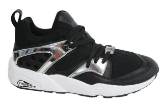 Puma -trinomische Flamme von Glory Metallic Herren Black Trainern