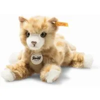 Steiff Kuscheltier Steiff Mimmi Katze 24 rot gestromelt liegend
