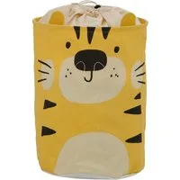 OTTO home Wäschesack Millisy (1 St), mit Löwen-Motiv, Höhe ca. 50 cm
