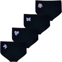 LOREZA Taillenslip 4 Damen Taillenslips aus Baumwolle 2XL-7XL (Packung, 4-St)