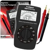 kraftmax Batterietester Profi Batterietester XT1 Revolution V2 Akku Batterie Tester, (1 St)
