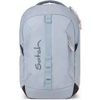 Satch Schulranzen Schulrucksack CON:NEXT Urban Rose Blue (1 Stück), ergonomisch, 3 Fächer, für digitale Schule