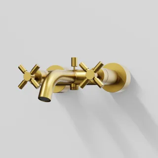 Steinberg Wanne/Brause Armatur 1/2", AP, brushed gold, 250 1100 BG 250 1100 BG