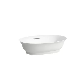 LAUFEN Waschtisch-Schale THE NEW CLASSIC, ohne Hahnloch, mit Überlauf 550x380 LCC weiß, H81285340010 H8128534001091
