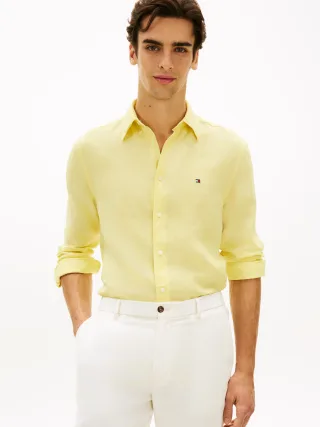PIGMENT DYED LI SOLID RF SHIRT Citronella - Gr. - S