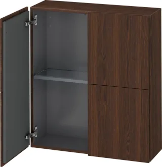 Duravit L-Cube Halbhochschrank Nussbaum gebürstet Matt 700x243x800 mm - LC116706969 LC116706969