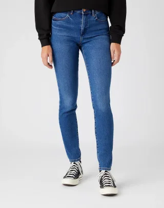 Wrangler - HIGH RISE SKINNY CAMELLIA