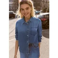 STREET ONE STUDIO Langarmbluse im Denim-Style