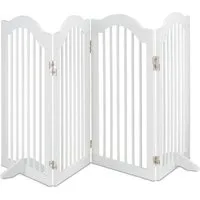 relaxdays Universalschutzgitter Weißes Absperrgitter 92 cm hoch