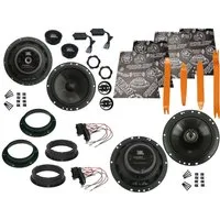 DSX JBL für VW Touran 1T Bj 03-15 Tür vorne hinten Dämmmatte Bügel 1200 W Auto-Lautsprecher (150 W)