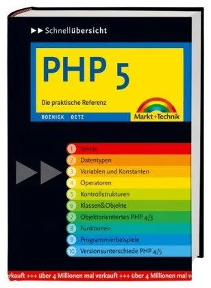 PHP 5: Die praktische Referenz (Schnellübersichten)