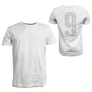 Puma Evo Mesh geschichtete weiße Herren kurzärmeliges T-Shirt Top T-Shirt 570574 02 A2D