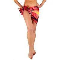 King Kameha Sarong Surf Funky Hawaii-Sarong Strand Pareo Cover-Up Damen Bikini, Pareo Cover-Up