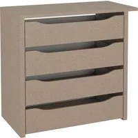 rauch Schubladeneinsatz Zubehör für Rauch-Schränke Garderobe Kleiderschrank Schrank, mit 4 Schubladen, Breite 88 cm, Tiefe 45 cm, MADE IN GERMANY
