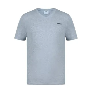 Slazenger - T-Shirt für Herren, Baumwolle (Grau meliert)