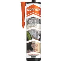 IZODEKOR Montagekleber IZODEKOR Montagekleber – Acryl-Dichtstoff für Wandpaneele 310 ml, (1-tlg), Wetterfest, UV-beständig, lückenfüllend, flexibel, überstreichbar