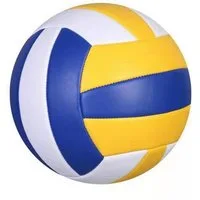 Montegoni Beachvolleyball Volleyball Offizielle Größe 5, Beachvolleyball aus reiner PU (Deflationierter Ball + Tasche), 1-St., Perfekt für Training), Soft-Touch-Volleyball Ball für Indoor & Outdoor