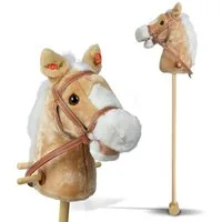 Pink Papaya Steckenpferd Steckenpferd, Hobby Horse mit Sounds, inkl. Halfter, mit Rollen