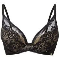 Gossard Dekolleté-BH Encore Push-Up BH Black/natur (Push-Up, 1-tlg., glatte Spitze) verführerisch sexy